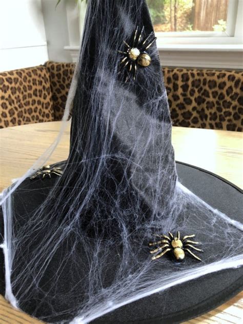 Halloween DIY: Creating Stunning Spider Web Designs on Witch Hats